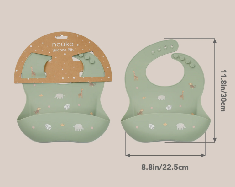 NOÜKA | Bavette en Silicone - Safari