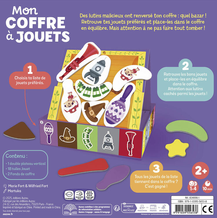 AUZOU | Mon Coffre à Jouets