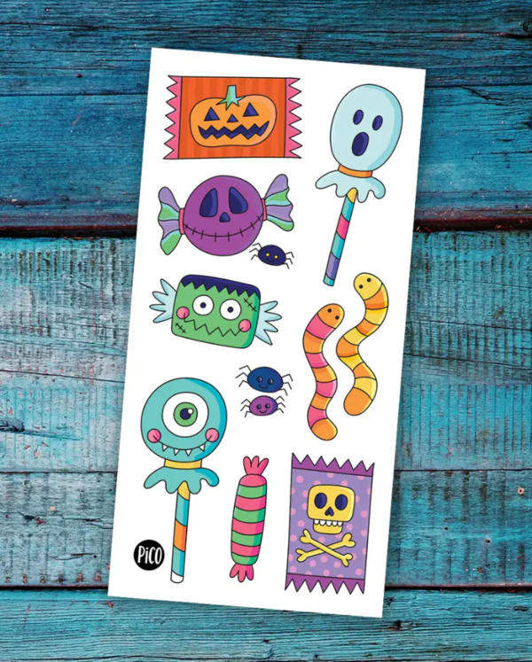 PICO | Tatouage temporaire - Les bonbons d'Halloween