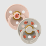 BIBS Studio Collection |  Ladybug Latex & Blush Mix (size 1)