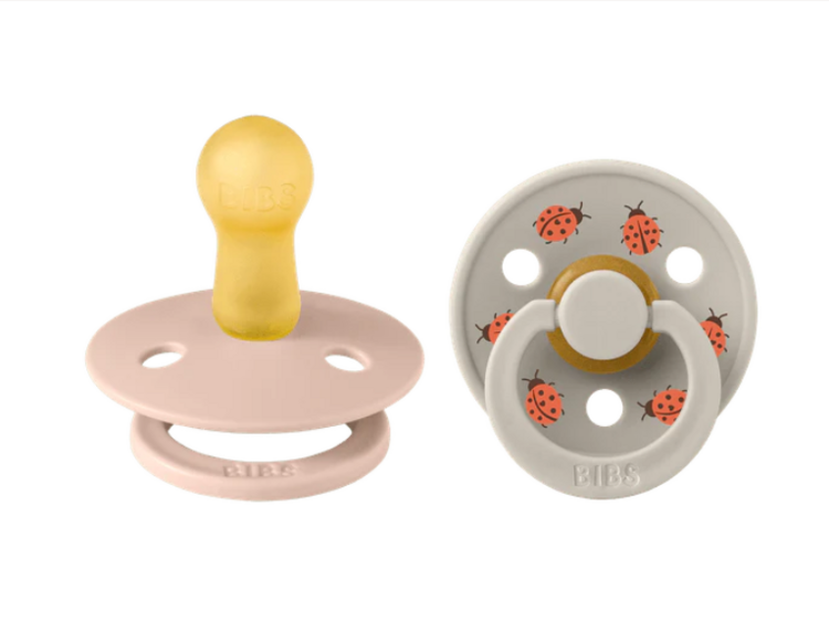 BIBS Studio Collection |  Ladybug Latex & Blush Mix (size 1)