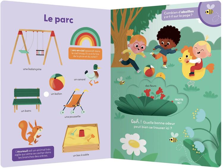 AUZOU | Mon Grand Livre des Odeurs - Découvre le monde