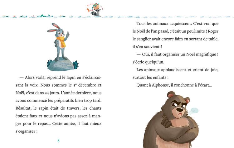 AUZOU | Mon premier roman de l'avent - le Noël des animaux