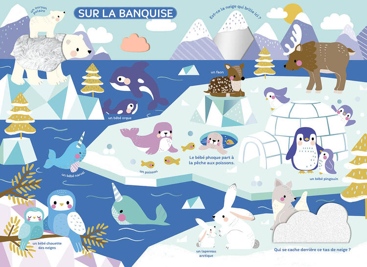 AUZOU | Mon très grand livre d'éveil - Les bébés animaux