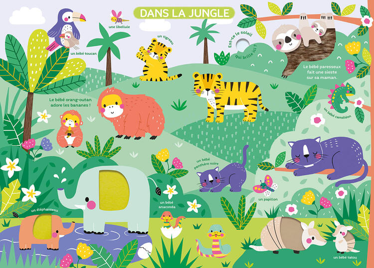 AUZOU | Mon très grand livre d'éveil - Les bébés animaux
