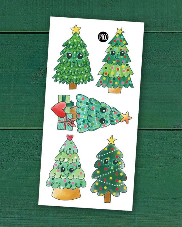 PICO TATOO | Tatouage temporaire - Les sapins de Noël