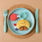 ITZY RITZY | Peluche + Anneau de Dentition - Croissant