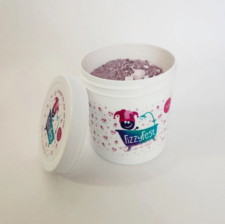 LOOT TOY | Fizzy Fest Rose - Sels de bain pétillants