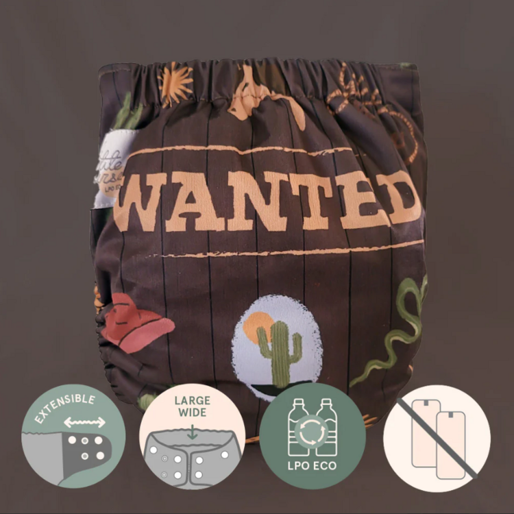 LA PETITE OURSE | Évolution - Couche à Poche - Cowboy *sans insert*