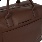 LAMBERT | Le Mae - Petit sac de voyage en cuir vegan - Chocolate