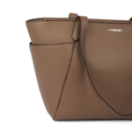 LAMBERT | Le Opale - Moyen sac fourre-tout en cuir vegan - Taupe