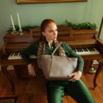 LAMBERT | Le Opale - Moyen sac fourre-tout en cuir vegan - Taupe
