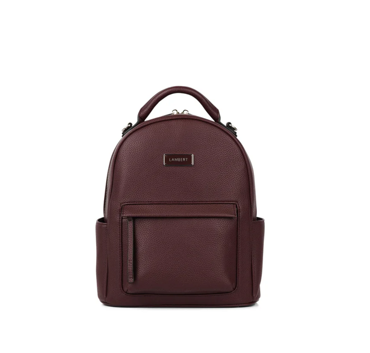 LAMBERT | Le Maude - Sac à dos 3-en-1 en cuir vegan - Mahogany