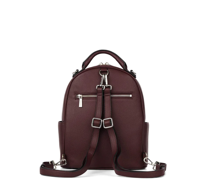 LAMBERT | Le Maude - Sac à dos 3-en-1 en cuir vegan - Mahogany