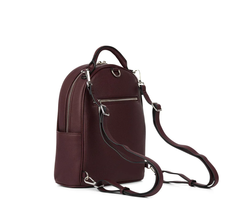 LAMBERT | Le Maude - Sac à dos 3-en-1 en cuir vegan - Mahogany
