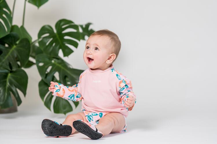 HOPALO | chandail UV50+ Fleurs d'oranger