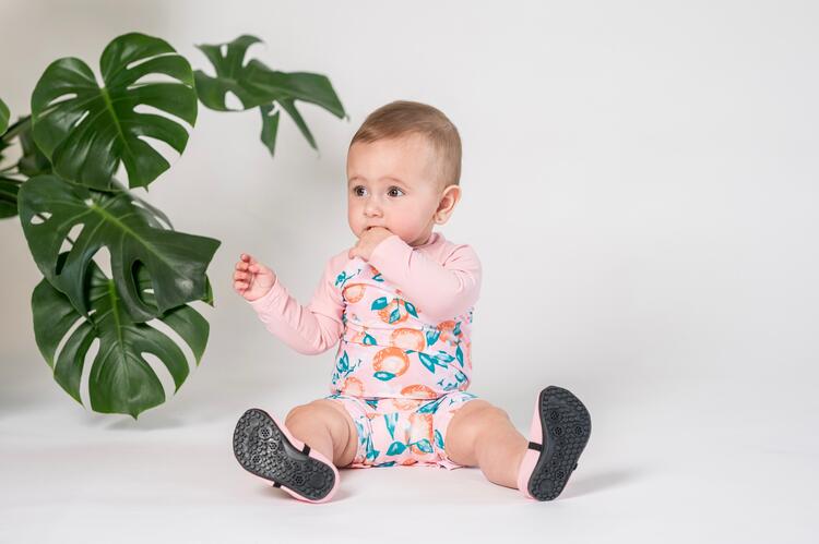 HOPALO | Maillot une piece UV50+ Fleurs d'oranger
