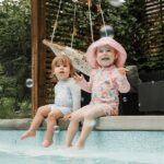 HOPALO | Maillot une piece UV50+ Fleurs d'oranger