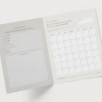MIMOSA DESIGN | Carte de souhaits pour shower grand format - Douce attente