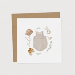 MIMOSA DESIGN | Carte de souhaits pour shower , Trousseau de naissance