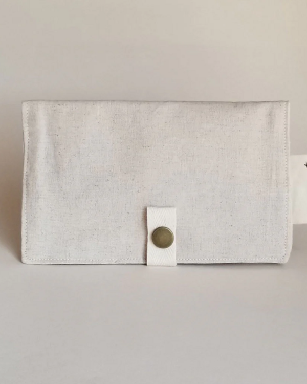 SAUGE & CO | Protège Carnet de Santé ou Passeport - Lin naturel