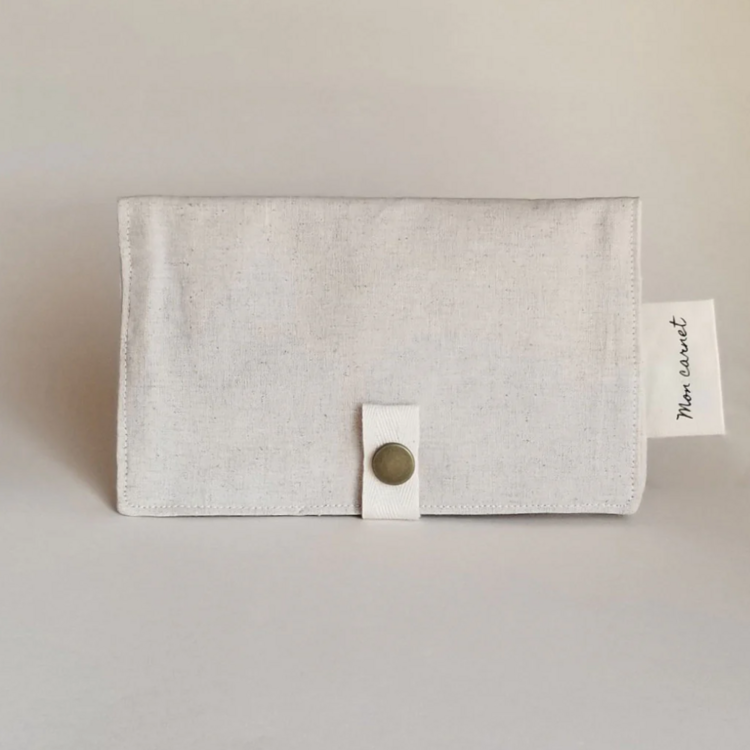 SAUGE & CO | Protège Carnet de Santé ou Passeport - Lin naturel