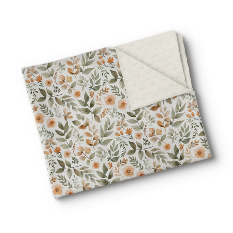 OLEOOPS | Couverture Minky - Feuillage d'automne