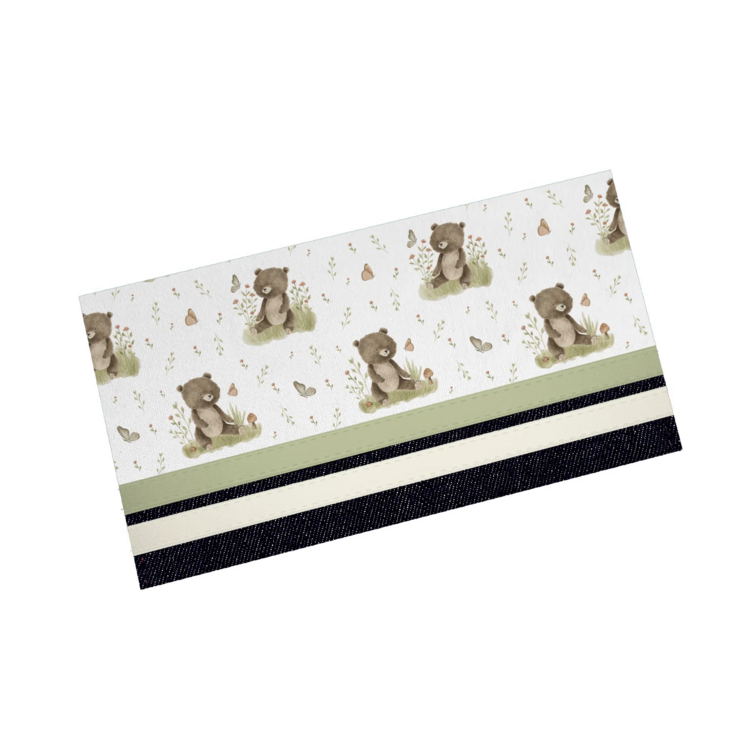OLEOOPS | Protège Carnet de Santé - Oursons papillons