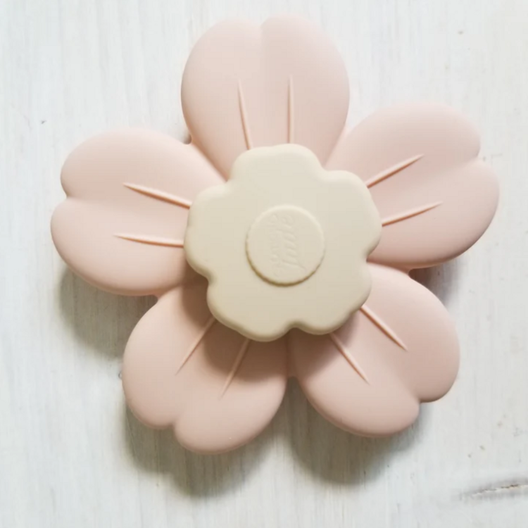CRÉATION JADE | Spinner en Fleur - Abricot & Crème