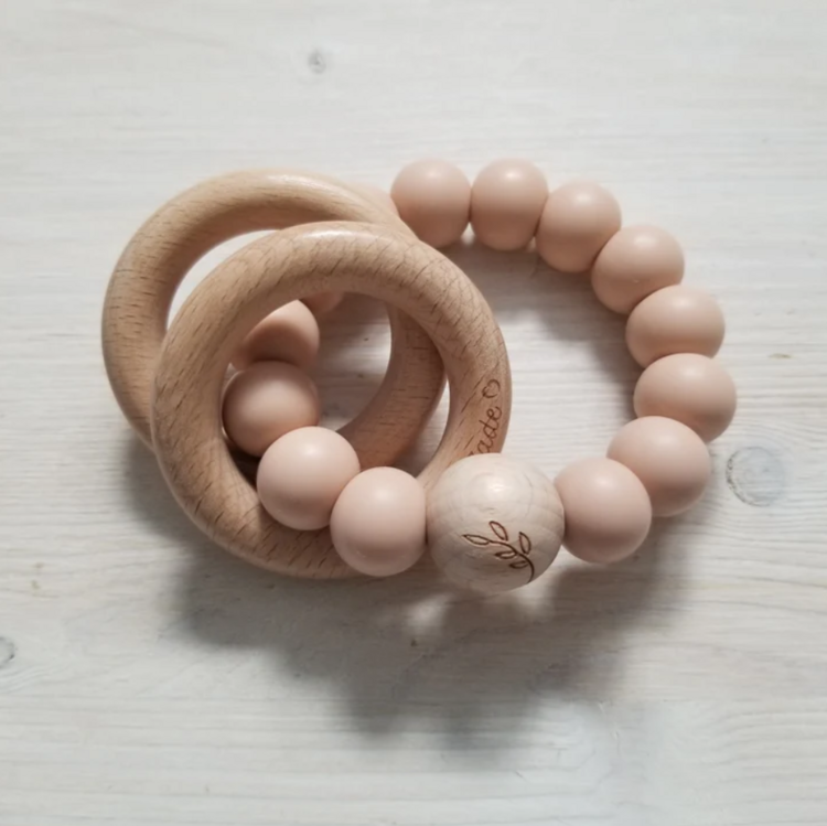 CRÉATION JADE | Hochet Minimaliste - Blush