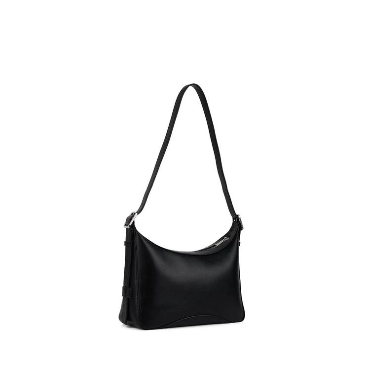 LAMBERT | Le Audrey - Sac à main 2-en-1 en cuir vegan - Noir