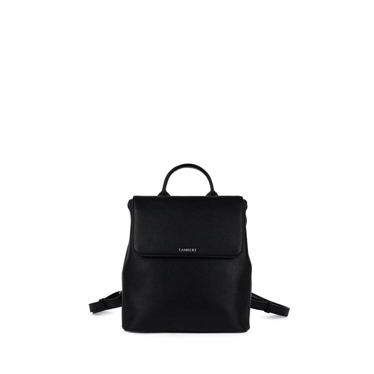 LAMBERT | Le Cynthia - Sac à dos en cuir vegan - Noir