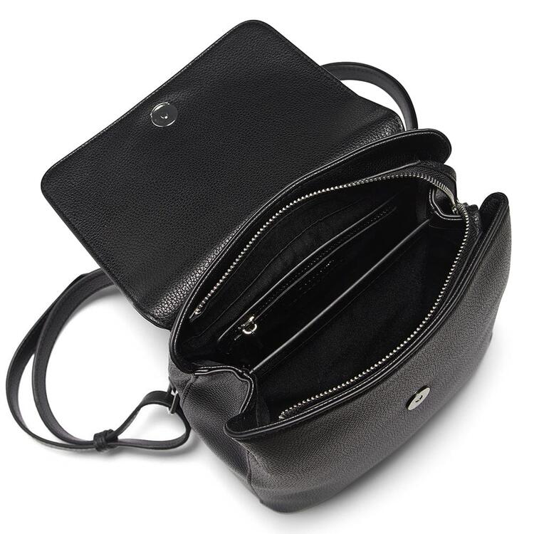 LAMBERT | Le Cynthia - Sac à dos en cuir vegan - Noir