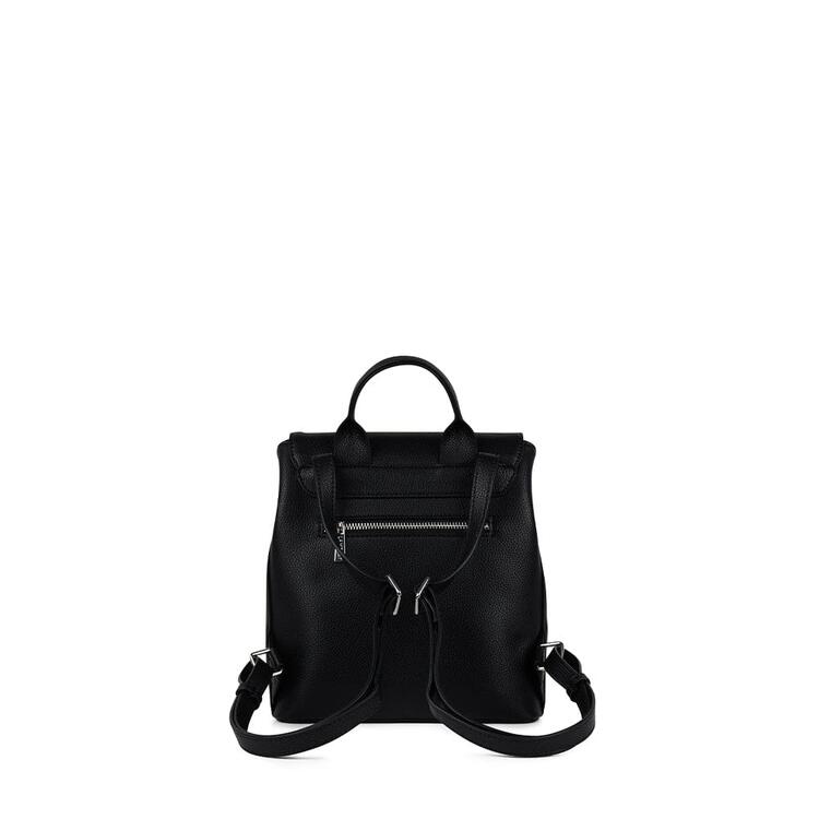 LAMBERT | Le Cynthia - Sac à dos en cuir vegan - Noir