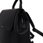 LAMBERT | Le Cynthia - Sac à dos en cuir vegan - Noir