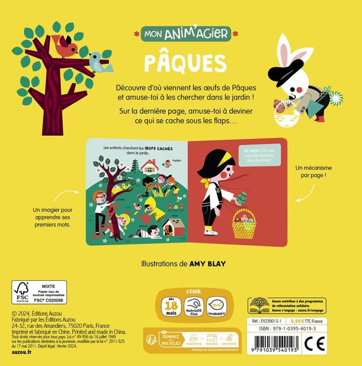 AUZOU | Mon Anim'agier - Pâques