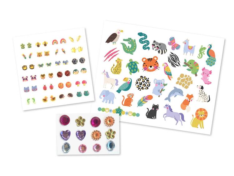 AUZOU | Mes P'tits Tattoos - Total look animaux