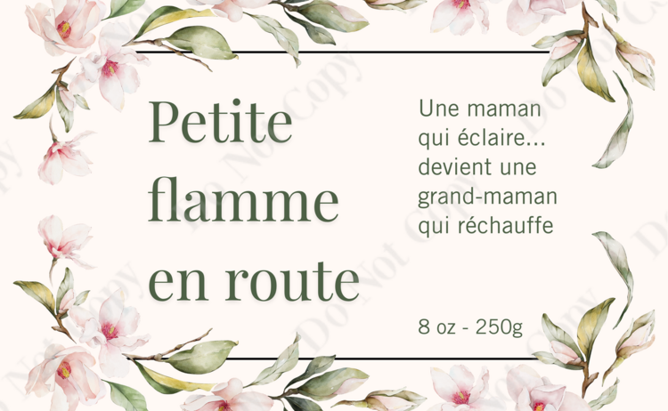 BEBE MEGHAN | Bougie de Cire de Soja - Grand-maman #13 - 8 oz