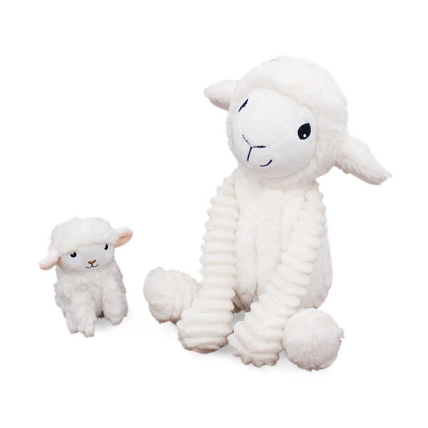 LES DÉGLINGOS | Les Ptipotos - Maman et bébé, Olou le mouton - Blanc
