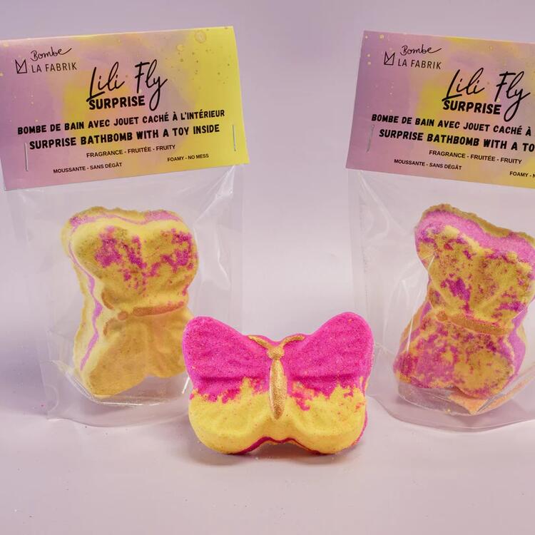 LA FABRIK | Bombe de Bain Surprise - Papillon Lily Fly