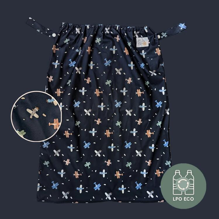LA PETITE OURSE | Sac pour Couches Souillées de Luxe - Avion