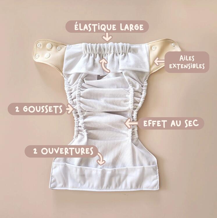 LA PETITE OURSE | Évolution - Couche à Poche - Tarte *sans insert*