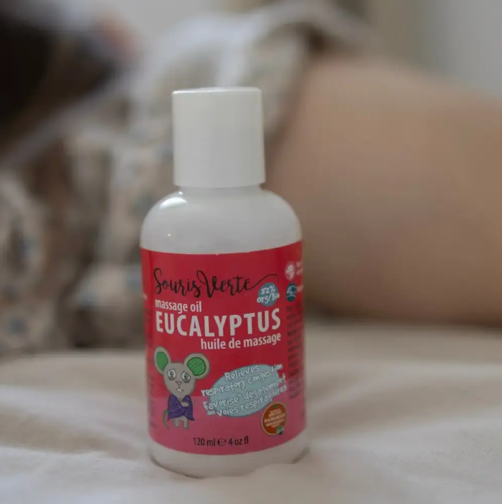 SOURIS VERTE | Huile de Massage Eucalyptus - 120 ml