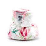 BEBE Ô CHAUD | Pantoufles à Velcro - Floral rose (9-18 mois)