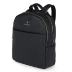 LAMBERT | Le Charlotte - Sac à dos en cuir vegan - Noir