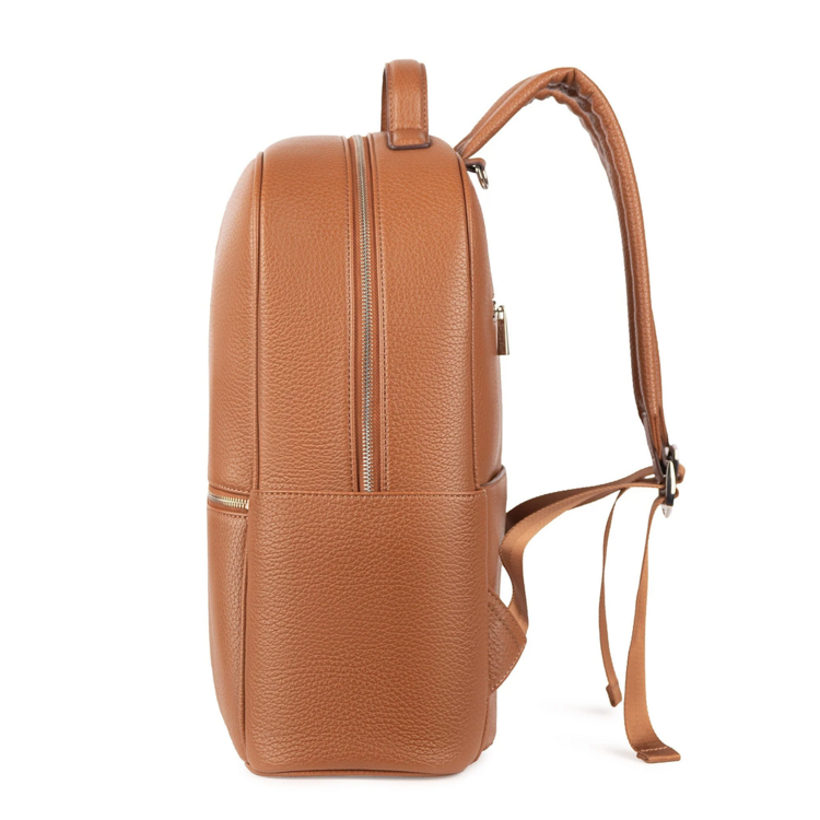 LAMBERT | Le Vicky - Sac à couches en cuir vegan - Affogato