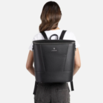 LAMBERT | Le Mia - Sac à couches en cuir vegan - Noir
