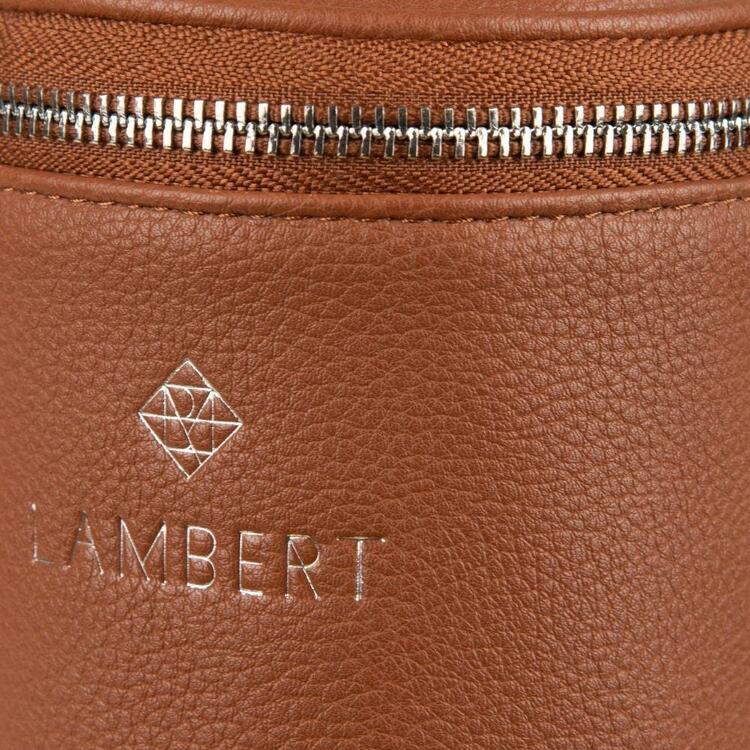 LAMBERT | Le Ivy - Pochette en cuir vegan - Tan