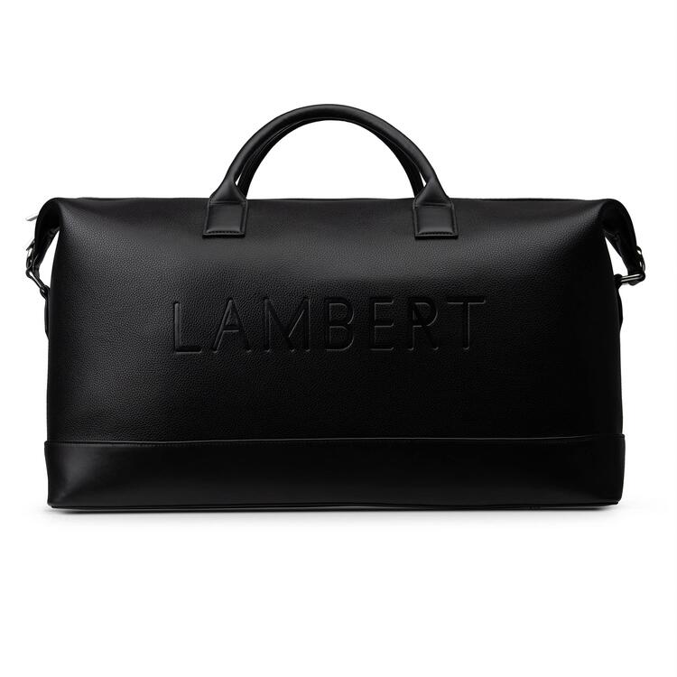 LAMBERT | Le June - Sac de voyage fourre-tout en cuir vegan - Noir