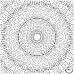 BIMOO | Nappe à Colorier - Mandala - 60x90